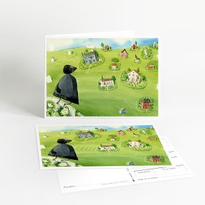 Greeting Card and Postcard - illustration by Irina Dobrescu
