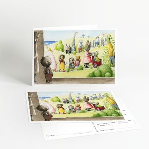 Greeting Card and Postcard - illustration by Irina Dobrescu