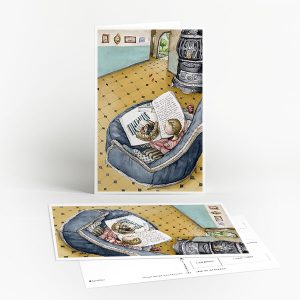 Greeting Card and Postcard - illustration by Irina Dobrescu