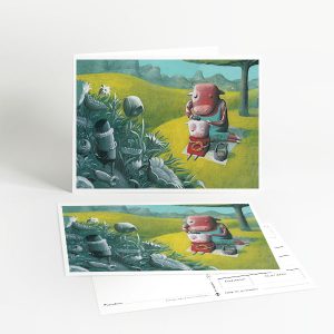 Greeting Card and Postcard - illustration by Irina Dobrescu