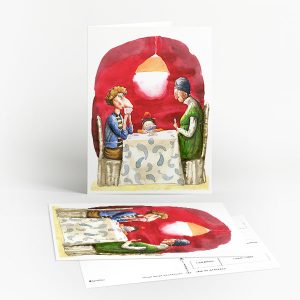 Greeting Card and Postcard - illustration by Irina Dobrescu