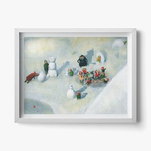 Wall Print - illustration by Irina Dobrescu